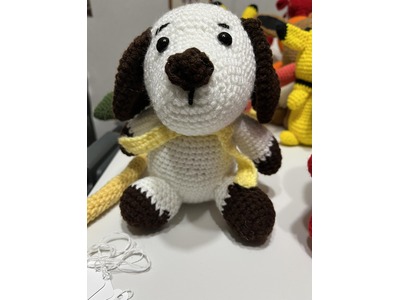 Cozy Hand-Crocheted Puppy