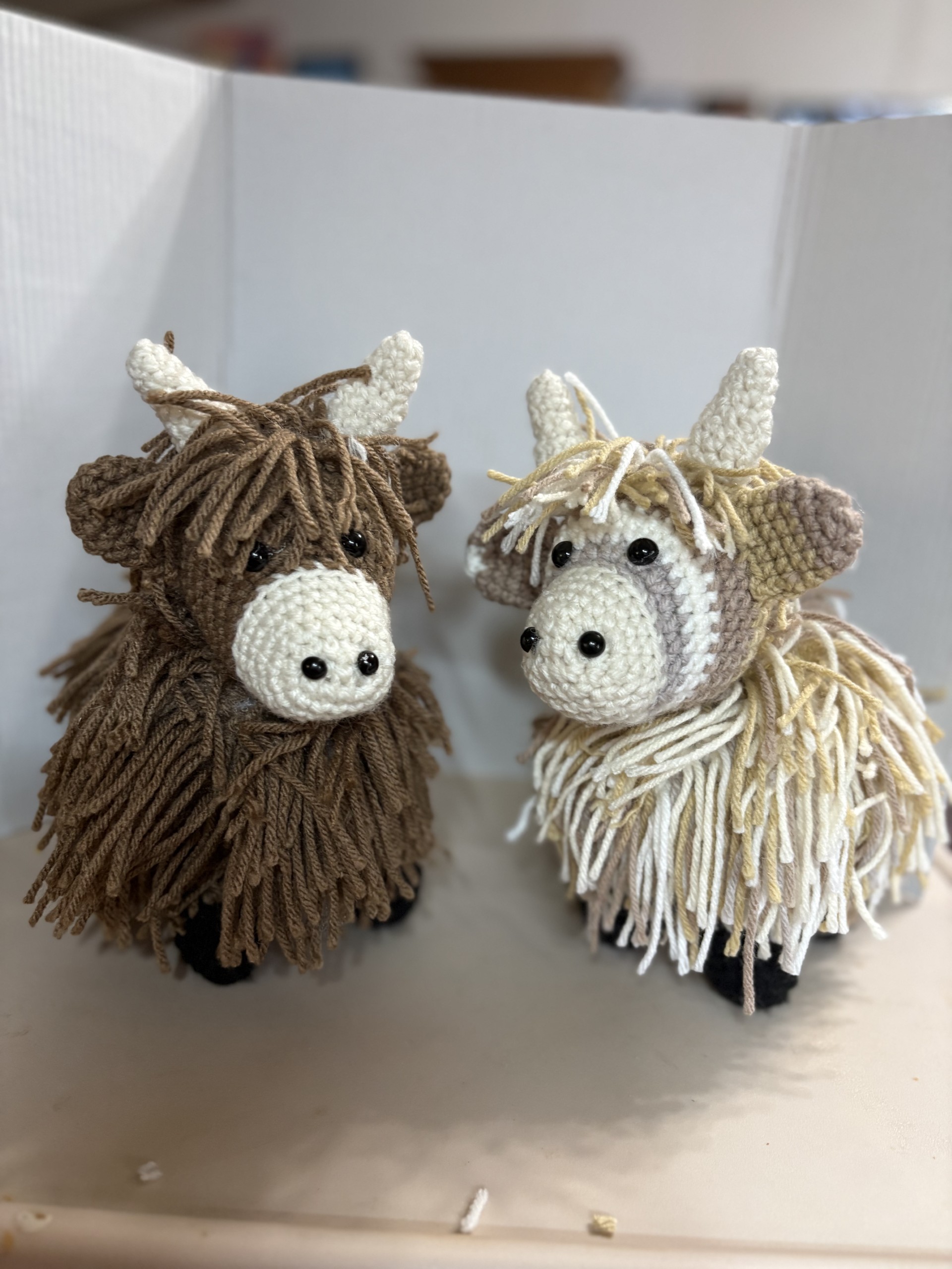 Hand-Crocheted Highland Cow