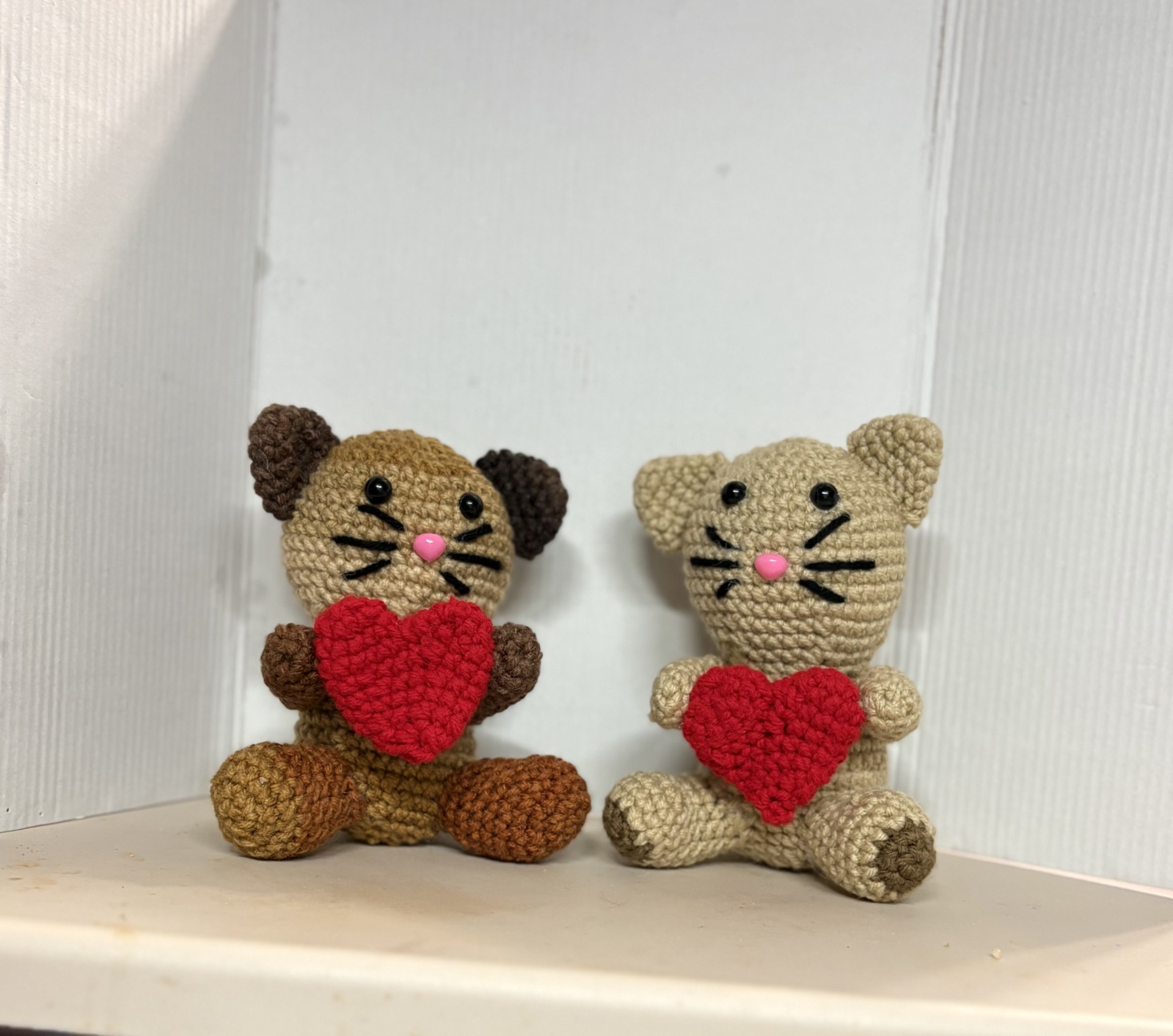 Hand-Crocheted Kittens